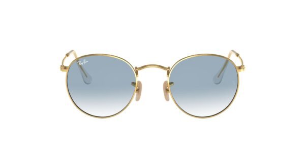 RAY BAN RB 3447-N ROUND METAL 001/3F 53-21 145 2N A