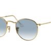 RAY BAN RB 3447-N ROUND METAL 001/3F 53-21 145 2N A
